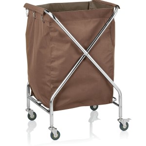 WAS Wäschewagen aus Chromnickelstahl 610x610x985mm WAS Wäschewagen aus Chromnickelstahl 610x610x985mm