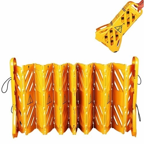 Mobile Absperrung aus Kunststoff Breite 4m 