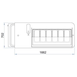 ISA Speiseeiswagen CARRETTINO WEISS 
