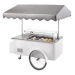 ISA Speiseeiswagen CARRETTINO WEISS 