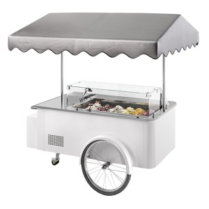 ISA Speiseeiswagen CARRETTINO WEISS 