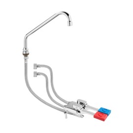 SARO Armatur Fußpedal – Kalt- / Warmwasser Set Modell THEA