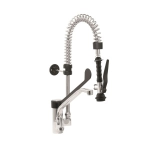 SARO Einloch-Vorspülbrause+Hebel-Armatur schwarz Modell EMMI SARO Einloch-Vorspülbrause+Hebel-Armatur schwarz Modell EMMI