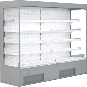 Wandkühlregal für Supermarkt