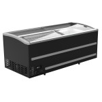 SUPERMARKT TIEFKÜHLTRUHE SCHWARZ 2500 AUTOMATISCHE ABTAUUNG 