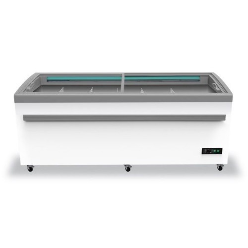 Tiefkühltruhe 2100 füe Eis und Tiefkühlprodukte mit Glasschiedeckel