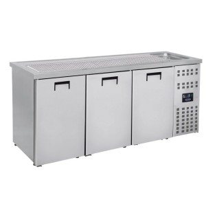 Getränketheken mit 1 Becken Rechts