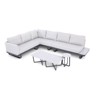 Fellow Aluminium-Lounge-Set – Anthrazit-Hellgrau Fellow Aluminium-Lounge-Set – Anthrazit-Hellgrau