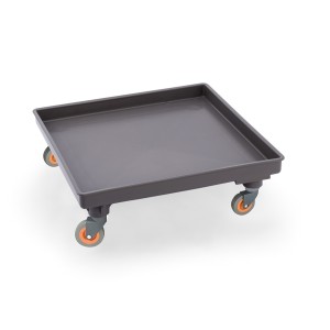  Transportwagen - für Spülmaschinenkörbe - Edelstahl / Kunststoff 