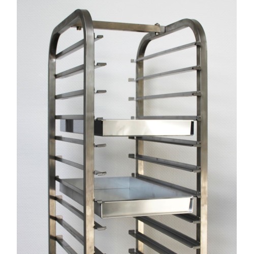 Schneider GN 1/1 Edelstahl Schnittkuchenblech mit Vorsatzschiene Schneider GN 1/1 Edelstahl Schnittkuchenblech mit Vorsatzschiene