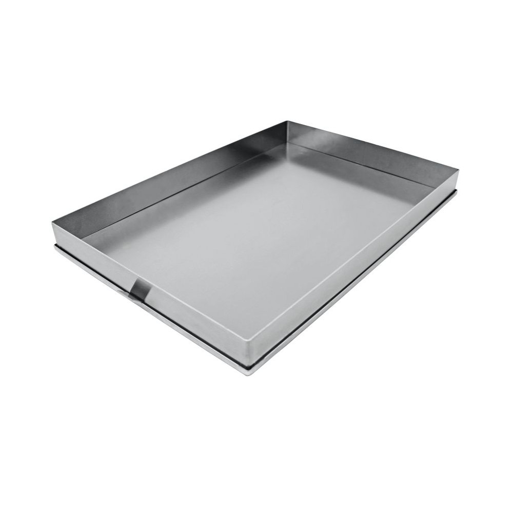 Schneider Aluminium Schnittkuchen Boden und Rahmen Set 580 x 400 x 50 mm 