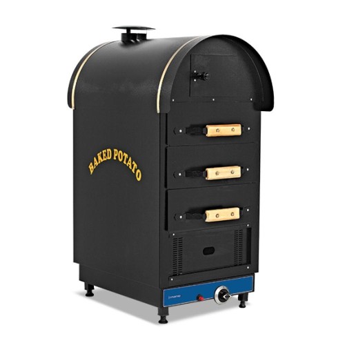 Kartoffelbackofen mit 3 Schubladen, Ofenkapazität 36-45 Kartoffeln pro Stunde
