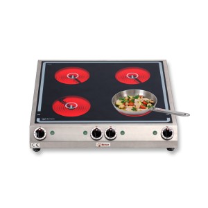 Berner BS4PC Auftisch-Glaskeramikherd 12 kW Berner BS4PC Auftisch-Glaskeramikherd 12 kW