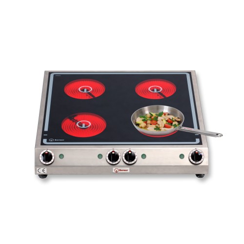 Berner BS4PC Auftisch-Glaskeramikherd 12 kW Berner BS4PC Auftisch-Glaskeramikherd 12 kW