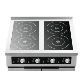 Bartscher 4-Felder Induktionsherd GU - Standgerät Tiefe 700 mm 