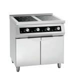 Bartscher 4-Felder Induktionsherd GU - Standgerät Tiefe 700 mm 