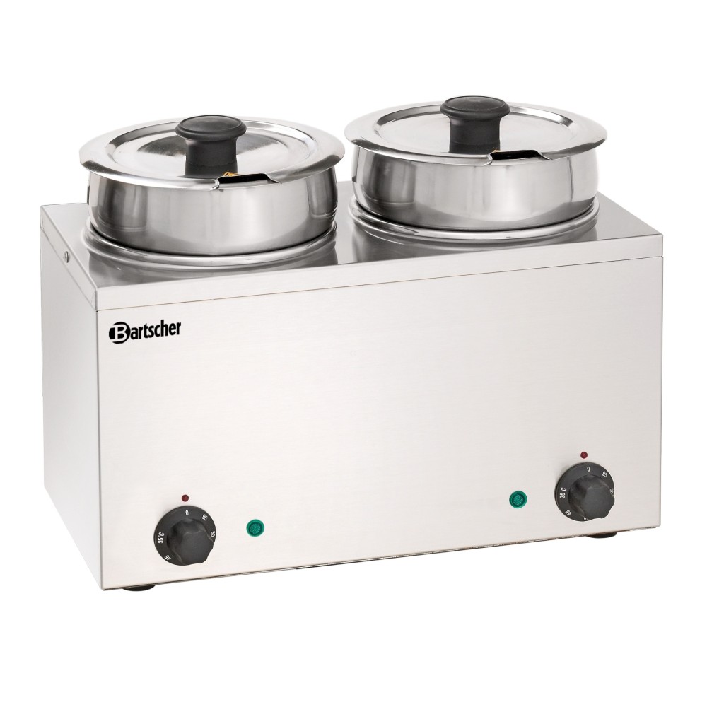 Bartscher Bain Marie Hotpot 2x Topf 6,5 L