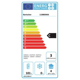 Bartscher Kühltisch S4-150 MA mit Aufkantung 