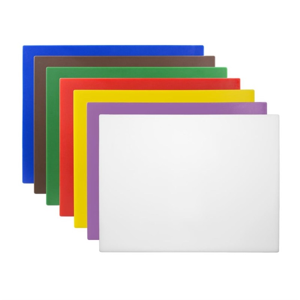 Hygiplas Low-Density-Schneidebrett-Set groß 10mm hoch (7 Stück) 