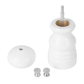 Olympia Salz- oder Pfeffermühle Weißes Hevea-Holz 125mm 