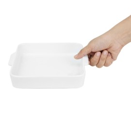 Olympia Whiteware Quadrat Ohrenschale 200x180x40mm (3 Stück) 