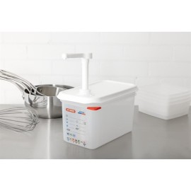 Araven Saucenspender mit Pumpe 1/4 GN 
