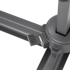 Bolero Venice Hochleistungs-Sonnenschirm, cremefarben, 3,5 m 