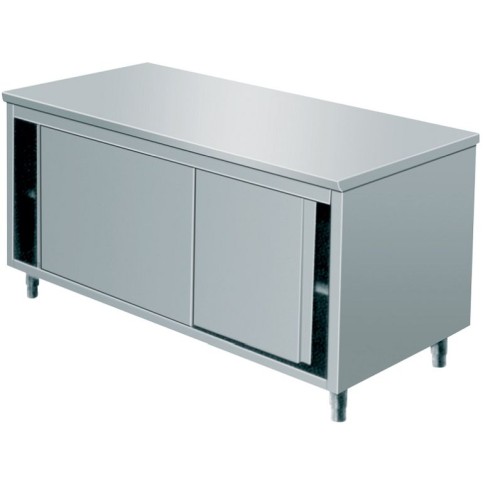 ECO ARBEITSSCHRANK MIT SCHIEBETÜREN 1400x700x850mm