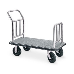 WAS Gepäcktransportwagen Edelstahl Grau WAS Gepäcktransportwagen Edelstahl Grau