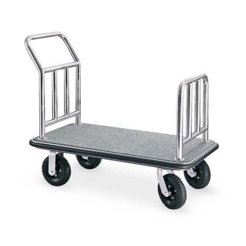 WAS Gepäcktransportwagen Edelstahl Grau WAS Gepäcktransportwagen Edelstahl Grau