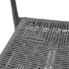 Bolero Eden PE Twist Rattan Outdoor Barhocker Charcoal (2 Stück) Bolero Eden PE Twist Rattan Outdoor Barhocker Charcoal (2 Stück)