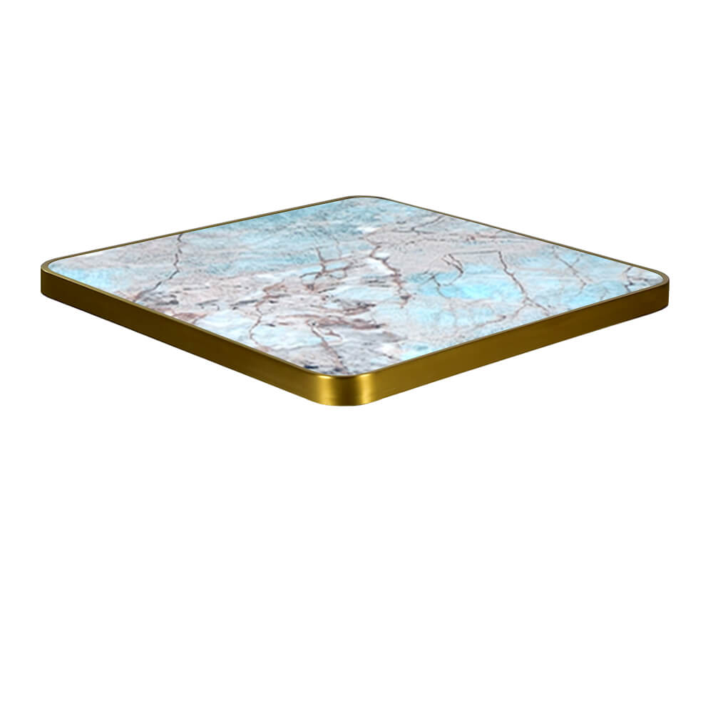 Tischplatte – Faux Marmor  3 Cm Dick 60x60cm