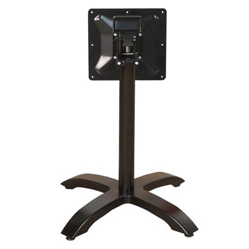 Schwarzer Klappbarer Tischfuß aus Aluminium  Höhe 720mm