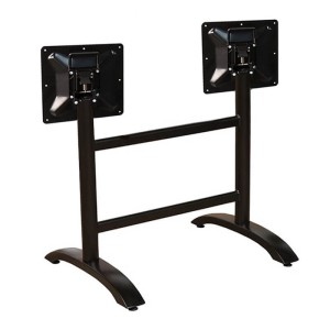 Schwarzer Klappbarer Tischfuß aus Aluminium  Höhe 720mm