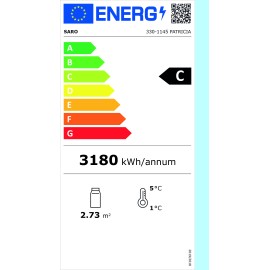 Saro Kuchenvitrine 650 Liter, Modell PATRICIA