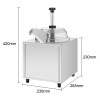 Bain Marie ohne Wasser für 2 x 1/6GN 419x212x195mm Bain Marie ohne Wasser für 2 x 1/6GN 419x212x195mm