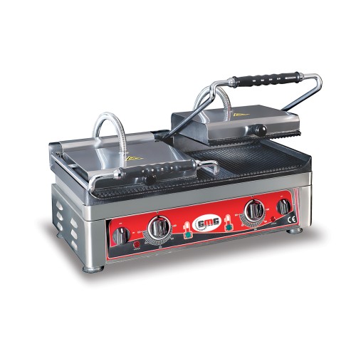 Kontaktgrill KG5530DEG  oben gerillt / unten 1/2Gerillt/1/2 Glat