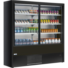 COOL-LINE Wandkühlregal OLIMPO 100 mit Schiebetüren 