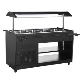 Polar G-Serie Gekühltes Buffet in Schwarz 