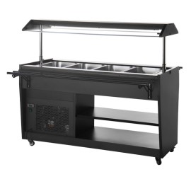 Polar G-Serie Gekühltes Buffet in Schwarz 