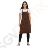 Chef Works Urban Dorset kurze Schürze rostbraun Farbe: Rostbraun | Material: 100% Baumwolle | Größe: 76,5 (B) x 86,5 (L)cm
