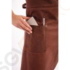 Chef Works Urban Dorset kurze Schürze rostbraun Farbe: Rostbraun | Material: 100% Baumwolle | Größe: 76,5 (B) x 86,5 (L)cm