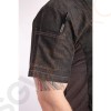 Chef Works Urban Tribeca Denim Kochjacke mit Druckknopfverschluss kurzarm grau S Brustumfang: 92-97cm | Größe: S Chef Works Urban Tribeca Denim Kochjacke mit Druckknopfverschluss kurzarm grau S Brustumfang: 92-97cm | Größe: S