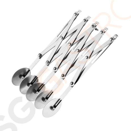 Vogue Ausziehbarer Teigschneider 5 Räder Breite: 5,7cm | Ausziehbar bis 49cm Vogue Ausziehbarer Teigschneider 5 Räder Breite: 5,7cm | Ausziehbar bis 49cm