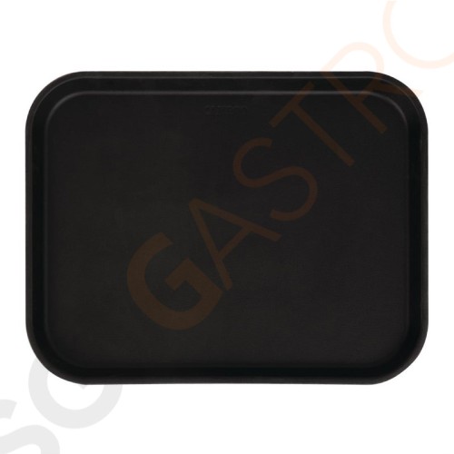 Cambro Camtread rechteckiges rutschfestes Fiberglas Tablett schwarz 45,7cm Größe: 45,7(B) x 35,5(T)cm Cambro Camtread rechteckiges rutschfestes Fiberglas Tablett schwarz 45,7cm Größe: 45,7(B) x 35,5(T)cm