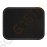 Cambro Camtread rechteckiges rutschfestes Fiberglas Tablett schwarz 45,7cm Größe: 45,7(B) x 35,5(T)cm
