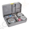 Cambro Tablotherm Speisetransportbehälter mit Essgeschirr Enthält: 1 x 21cm Teller, 2 x 14cm Schüsseln, wiederverwendbare Deckel