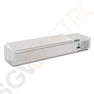 Polar Serie G Aufsatzkühleinheit mit Deckel 6 x GN 1/4 110W. Kapazität: 6x 1/4GN. R600a Polar Serie G Aufsatzkühleinheit mit Deckel 6 x GN 1/4 110W. Kapazität: 6x 1/4GN. R600a