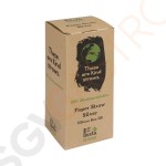 Fiesta Green Kompostierbare Papiertrinkhalme silber 210(L)mm | 250 Stück