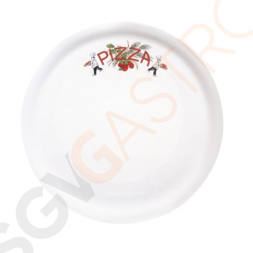 Saturnia Porzellan Pizzateller 31cm mit Pizzaverzierung 31(Ø)cm